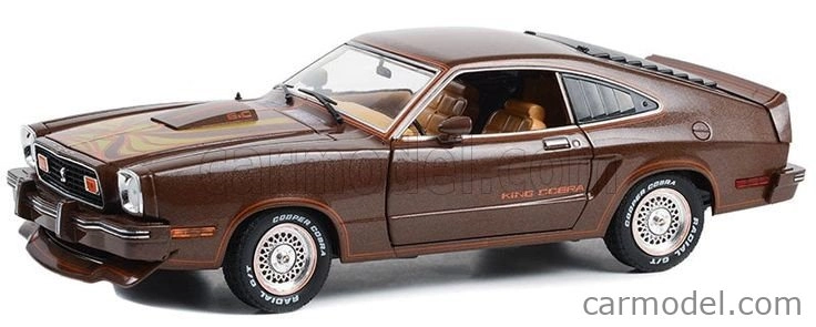 Greenlight Ford usa Mustang Ii King Cobra Coupe 1978 1:18 2 Tóny Hnědé