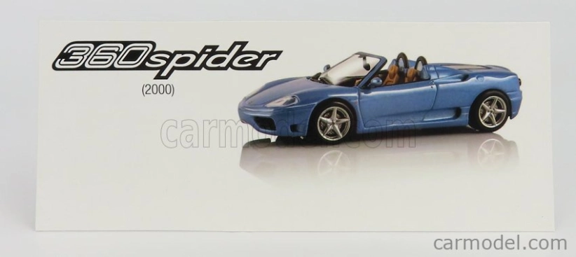 Edicola Ferrari 360 Spider 2000 1:43 Light Blue Met