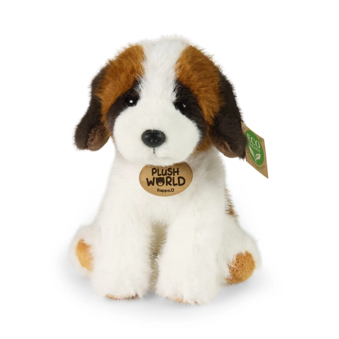 Rappa Plyšový pes bernardín 20 cm ECO-FRIENDLY PLUSH WORLD