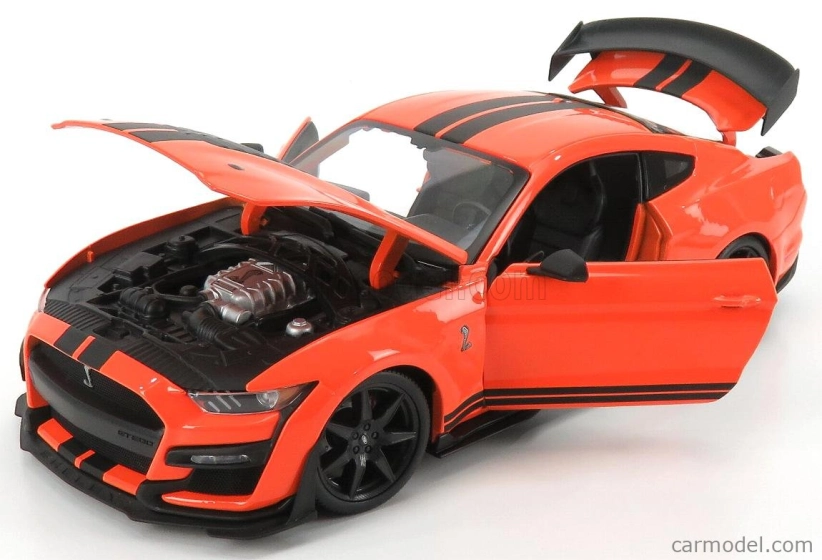 Maisto Ford USA Mustang Shelby Gt500 Coupe 2020 1:18 Orange
