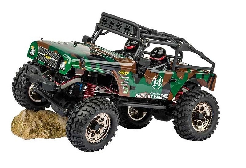 RC auto Crawler Mountain Warrior Sport, maskáčová