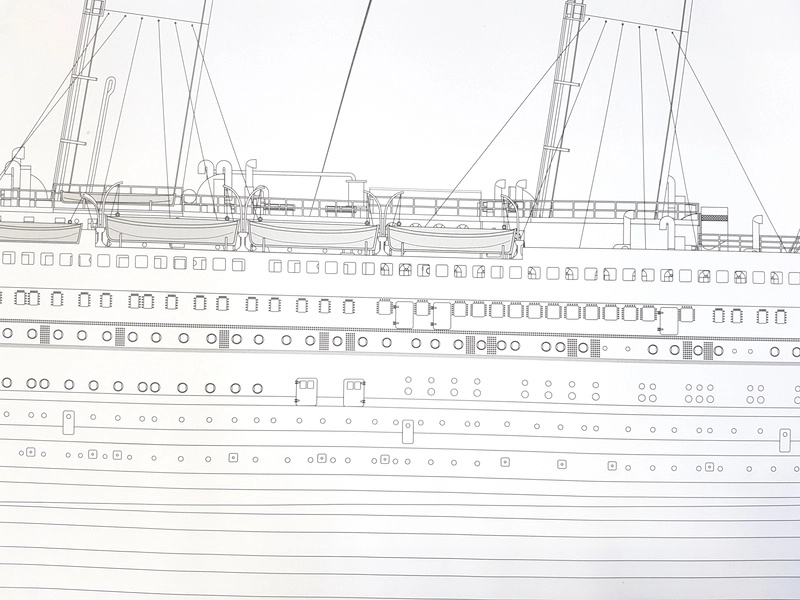 AMATI R.M.S. Titanic 1:250 kit (verze 2025)