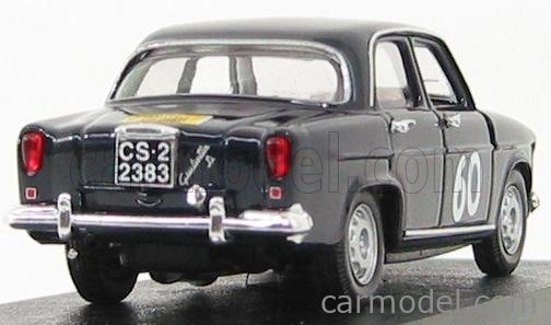 Rio-models Alfa romeo Giulietta Ti N 60 Rally Dolomiti 1961 1:43 Tmavě Modrá