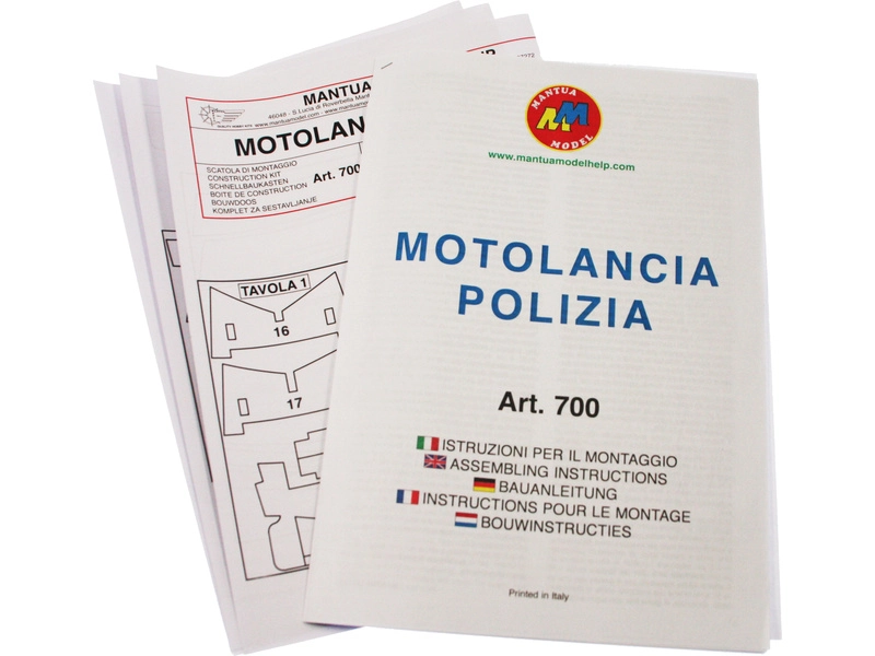 Mantua Model Policejní člun 1:35 kit