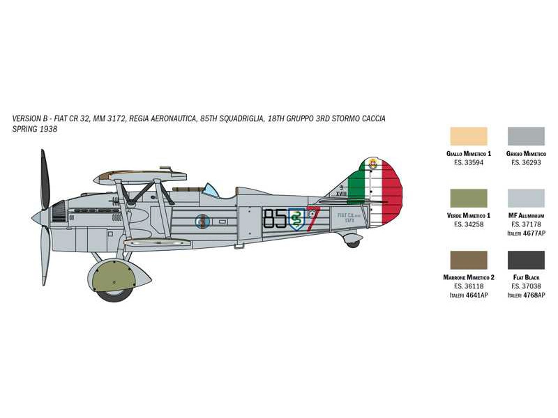 Italeri Fiat CR.32 (1:72)
