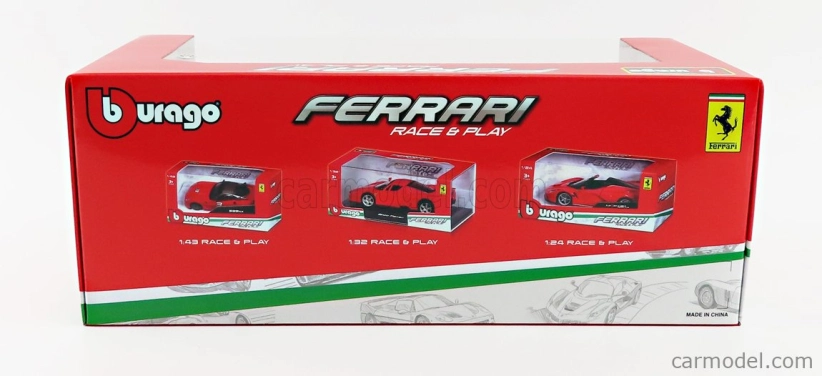 Bburago Ferrari SF90 Spider 1:18 žlutá metalíza