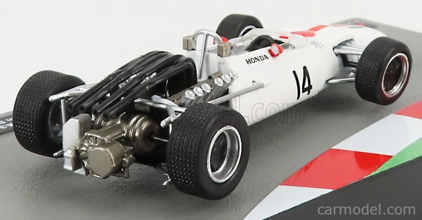 Edicola Honda F1 Ra300 N 14 Sezóna 1967 John Surtees 1:43 Biela červená