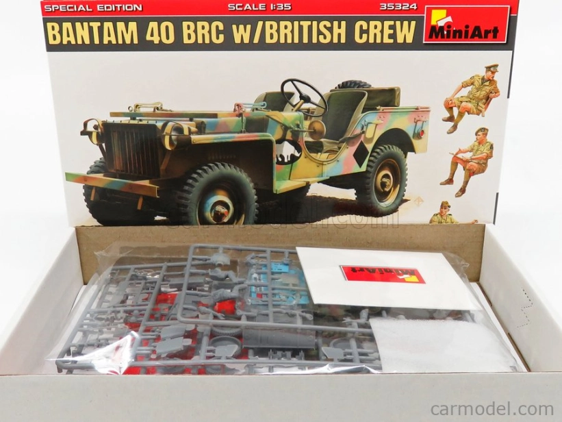 Miniart Jeep Bantam Brc40 British Crew Military 1940 1:35 /