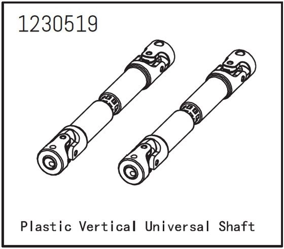 Universal Shaft 110/125mm, (2)