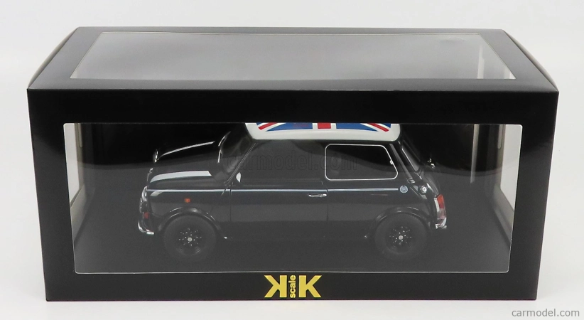 Mini Cooper Rhd 1992 s Union Jack 1:12 čierna biela