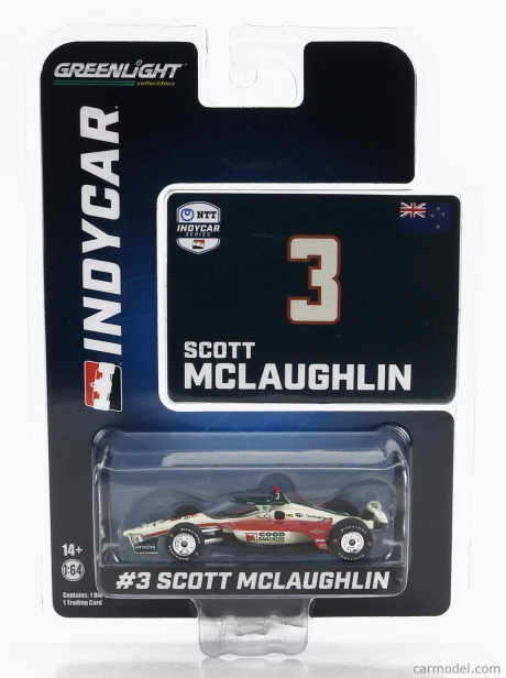 Greenlight Chevrolet Team Penske N3 Indianapolis Indy 500 Indycar Series 2023 S.mclaughlin 1:64 Cream Orange