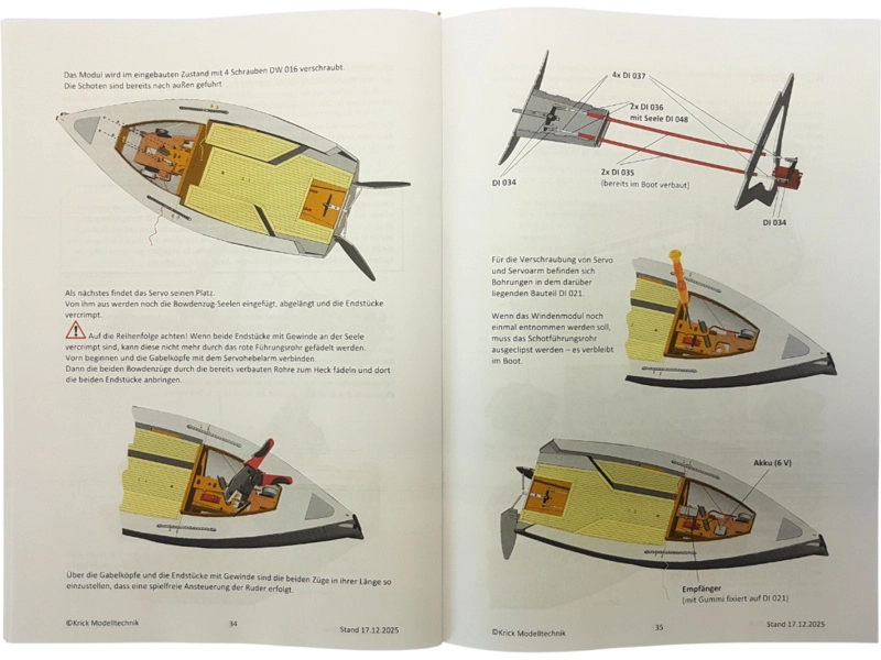 Krick Drago RC plachetnice 1:6 kit