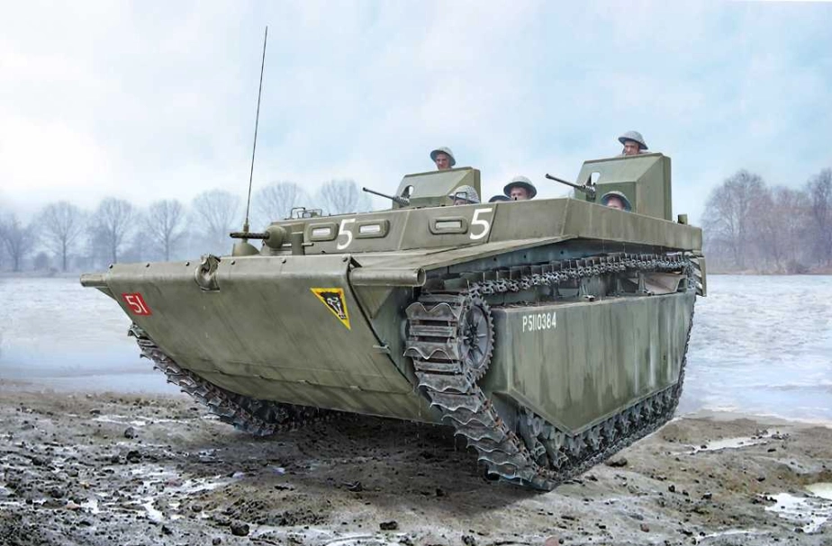 Italeri Tank Lvt-4 Water Buffalo Military 1945 1:35 /
