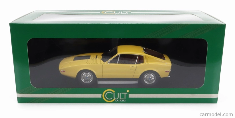 Modely v mierke Cult-scale Saab Sonnet Iii Coupe 1972 1:18 Žltá