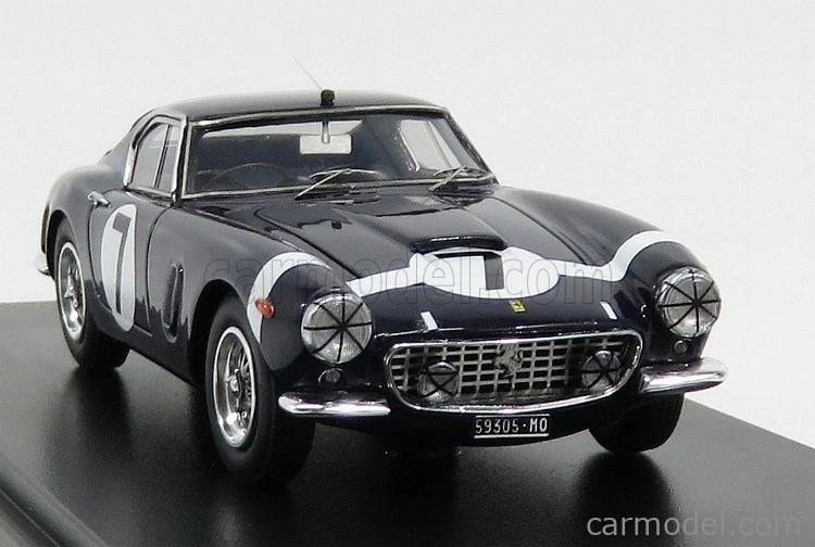 Matrix scale models Ferrari 250gt Swb N 7 Winner Rac Tourist Trophy 1960 S.moss 1:43 Blue