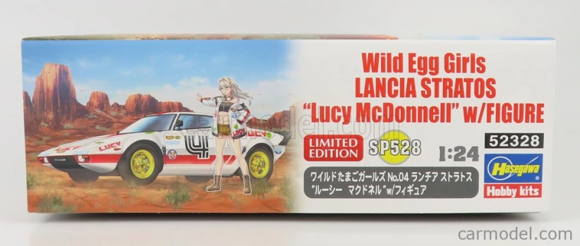 Hasegawa Lancia Stratos N 4 With Lucy Mcdonnell Figure 1:24 /