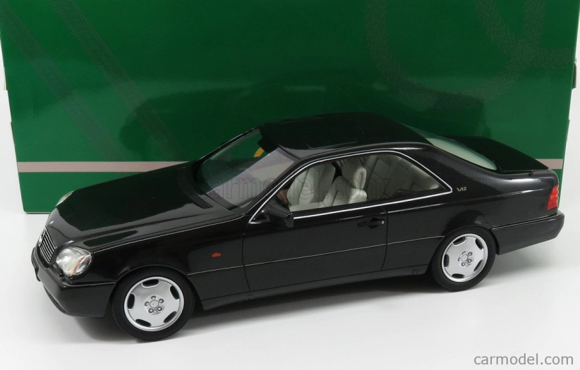 Kultové modely Mercedes benz S-class 600sec Coupe (c140) 1992 1:18 Black