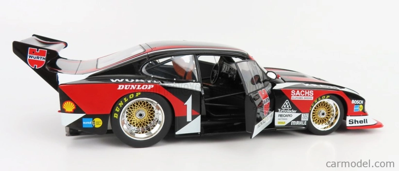 Werk83 Ford england Capri Turbo Gr.5 Zakspeed N 1 Drm 1980 Klaus Ludwig 1:18 Black