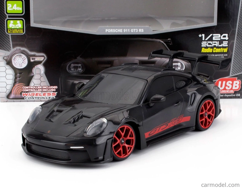 Maisto Porsche 911 992 Gt3 Rs Coupe 2022 1:24 Black