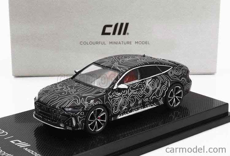 Cm-models Audi A7 Rs7 Sportback 2021 1:64 čierna strieborná