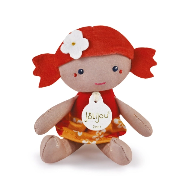 Doudou Julijou Panenka Léna 16 cm žlutá