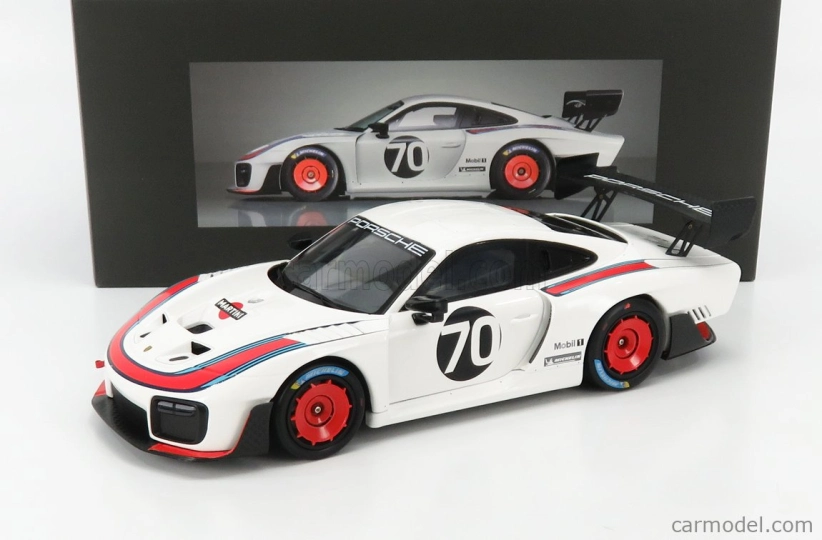 Minichamps Porsche 935 N 70 Martini Racing Spectrum Edition - Base 911 991-2 Gt2 Rs Coupe 2018 1:18 Bielo-červená