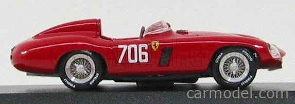 Art-model Ferrari 750 Monza N 706 Mille Miglia 1955 - Protti Zanini 1:43 Červená