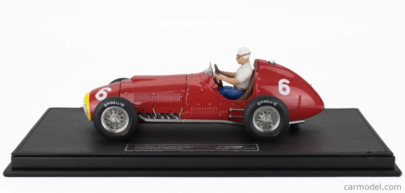Gp-replicas Ferrari F1  375 N 6 2nd Spanish Gp (with Pilot Driver) 1951 Jose Froilan Gonzalez 1:18 Red