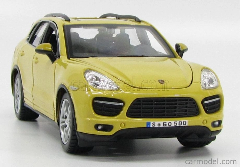 Bburago Plus Porsche Cayenne Turbo 1:24 žltá