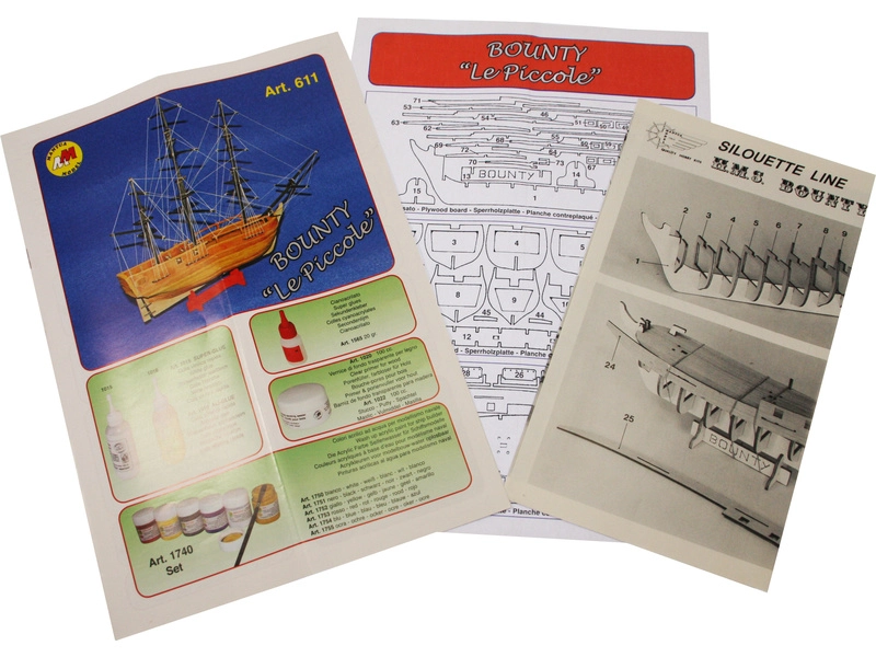 Mantua Model HMS Bounty Le Piccole 1:100 kit