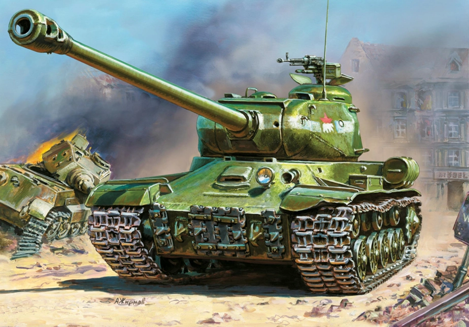 Zvezda těžký sovětský tank IS-2 (1:35)