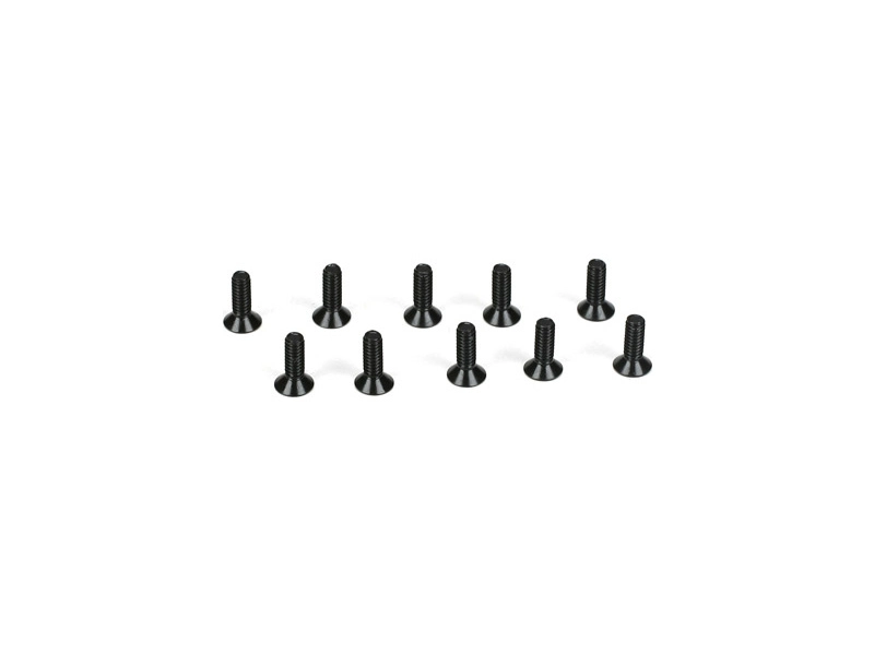 TLR skrutka oceľ zapustená hlava M2x6mm (10)