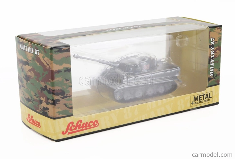 Schuco Tank Panzerkampfwagen Vi Tiger I Military 1943 1:87 Vojenská sivá