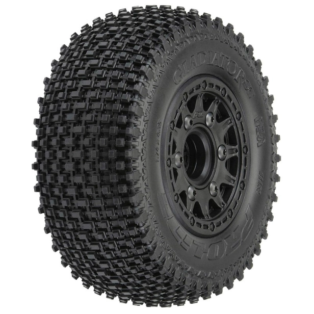 Pneumatiky GLADIATOR SC 2,2"/3,0" (M3 Soft compound) lepené na čiernom disku, 1 pár