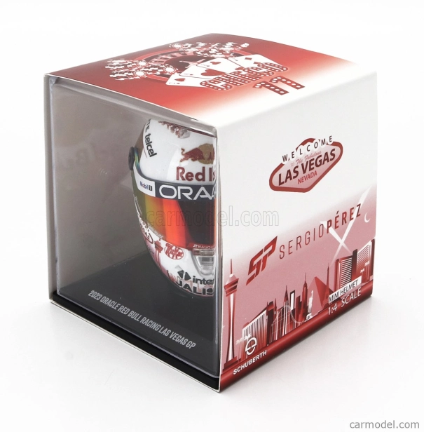 Mini helmet Schuberth helma F1 Sergio Perez Oracle Red Bull Racing N 11 1:4