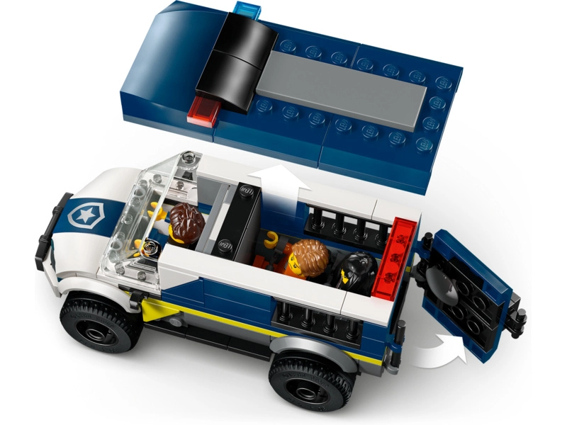 LEGO City - Policajná dodávka na prevoz väzňov