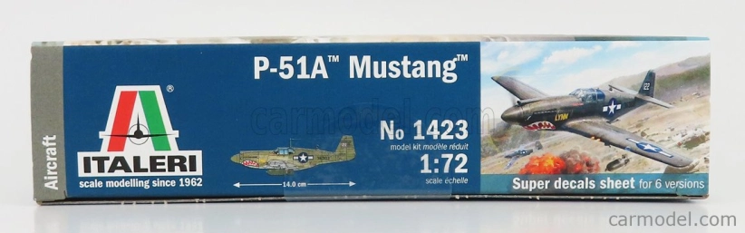 Italeri North American P-51a Mustang Vojenské lietadlo 1941 1:72