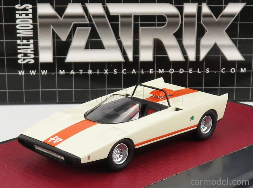 Matrix scale models Alfa romeo 33 Spider Speciale Cuneo 1971 1:43 Bílá