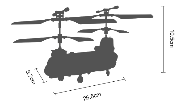 RC vrtulník Syma S026H Boeing CH-47 Chinook | RCprofi.cz