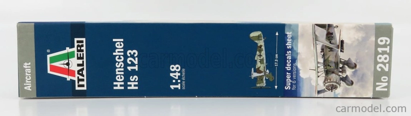 Italeri Henschel Hs123 Vojenské lietadlo 1936 1:48 /