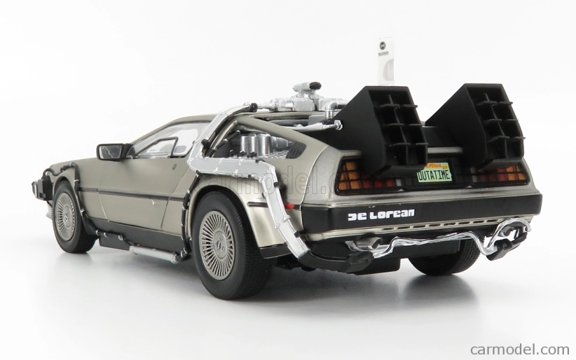 Sun-star De lorean Time Machine - Back To The Future 2 - Ritorno Al Futuro 2 1:18 Silver