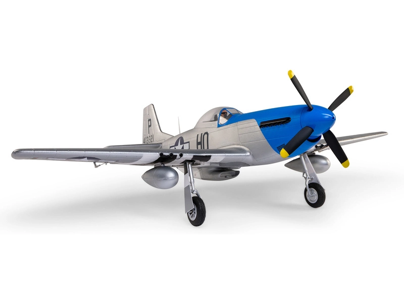 RC letadlo E-flite P-51D Mustang 1.2m SAFE Select BNF Basic