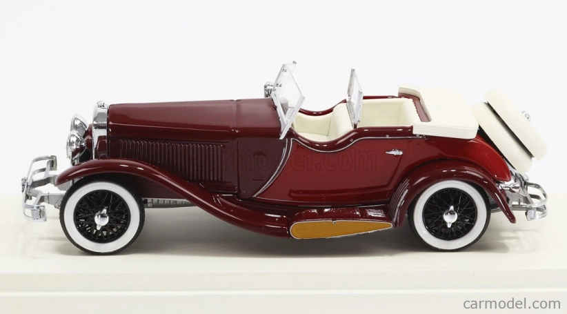 Rio-models Isotta fraschini Torpedo Cabriolet Castagna 1930 1:43 Bordeaux Beige