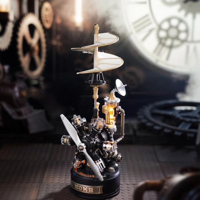 RoboTime 3D mechanická skládačka Da Vinciho vrtulník