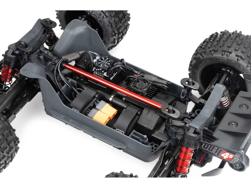 RC auto Arrma Outcast 4S V2 BLX 1:10 4WD RTR, červené