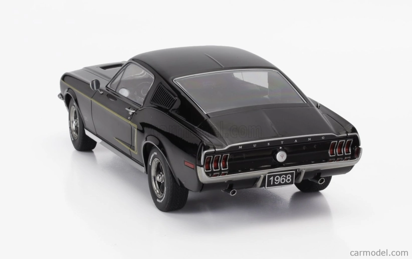 Kk-scale Ford usa Mustang Gt Fastback Coupe 1968 1:18 Black