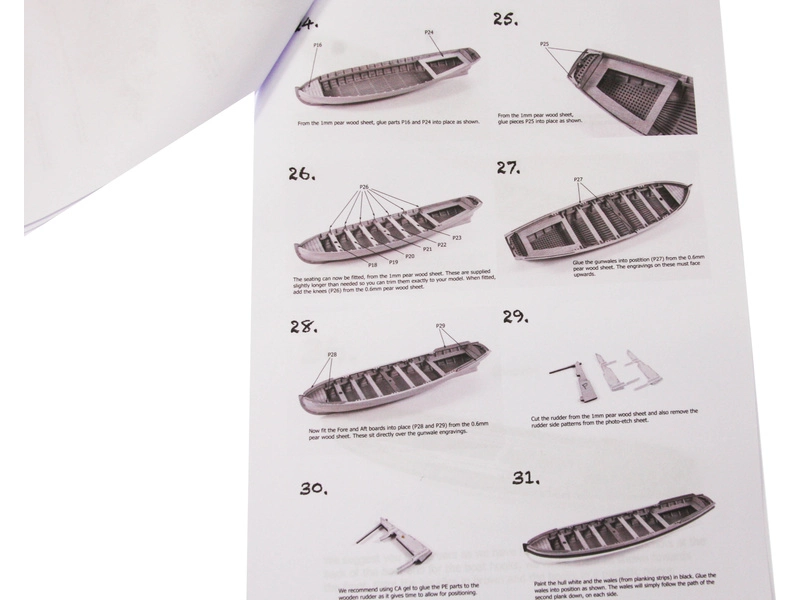 Vanguard Models Pinnace boat 28" 1:64