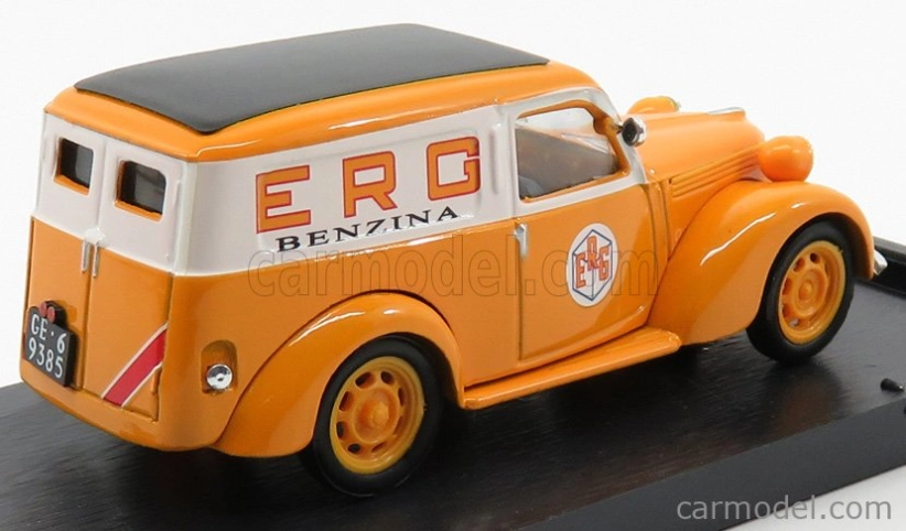 Brumm Fiat 1100 Van Furgone Erg 1950 1:43 Oranžová Bílá