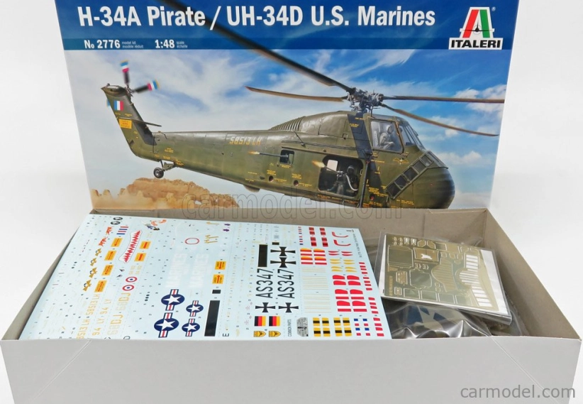 Italeri Sikorsky Uh-34d Helicopter U.s.a. Marines 1974 1:48 /