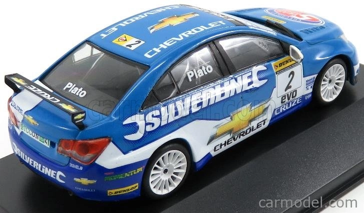 Edicola Chevrolet Cruze Lt Team Rml Silverline Chevrolet N 2 Champion Season Btcc 2010 Jason Plato 1:43 Modrá biela